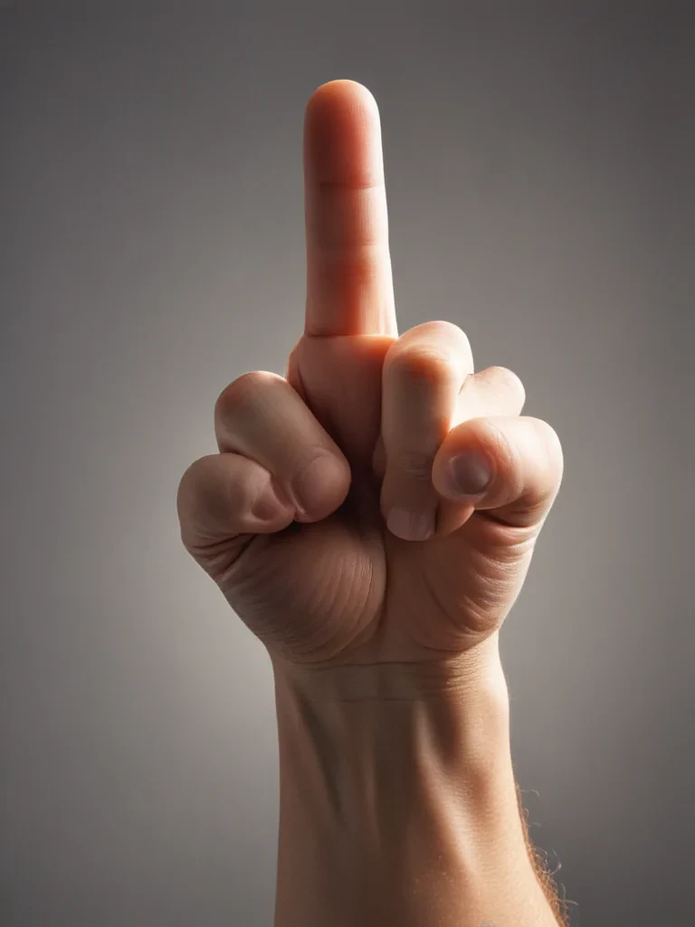 you pointing finger