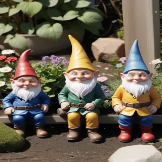 garden gnomes