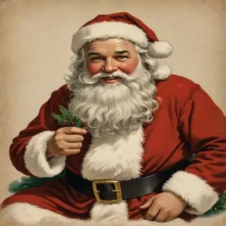 vintage santa png
