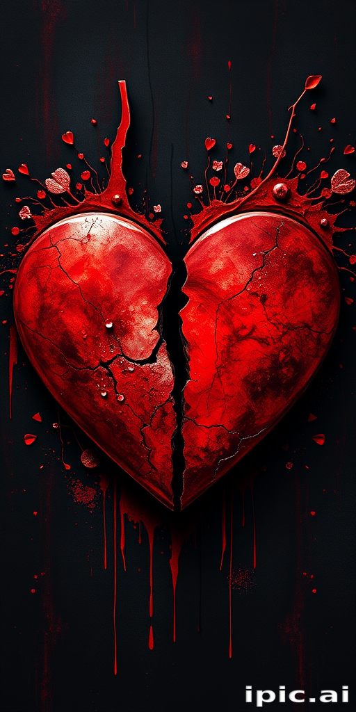 wallpaper broken heart images