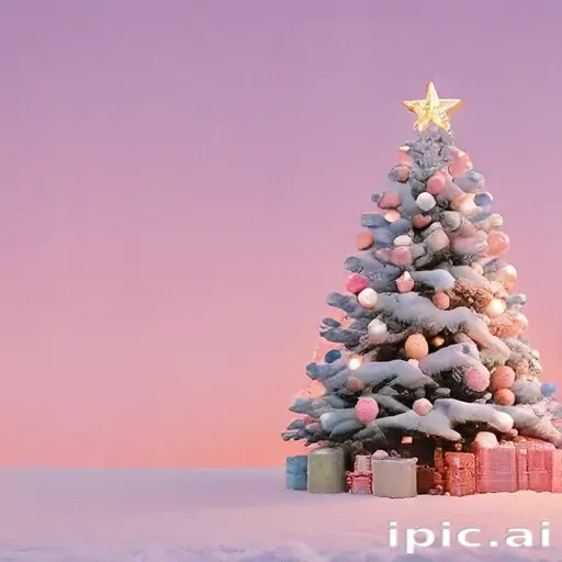 pastel aesthetic christmas wallpaper