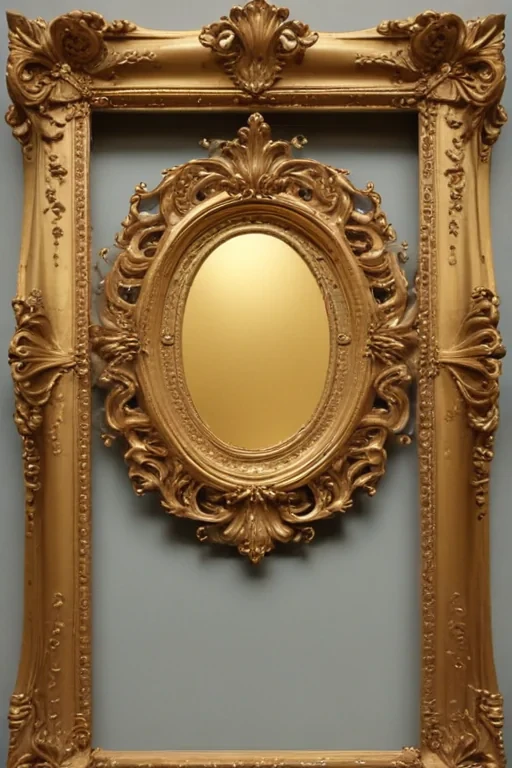 fancy gold frame