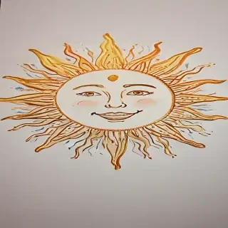 sun doodle