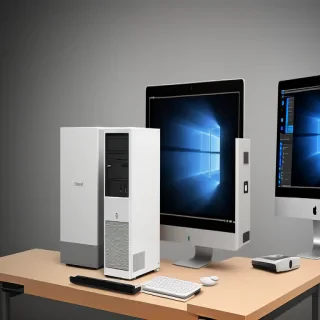 computer mockup