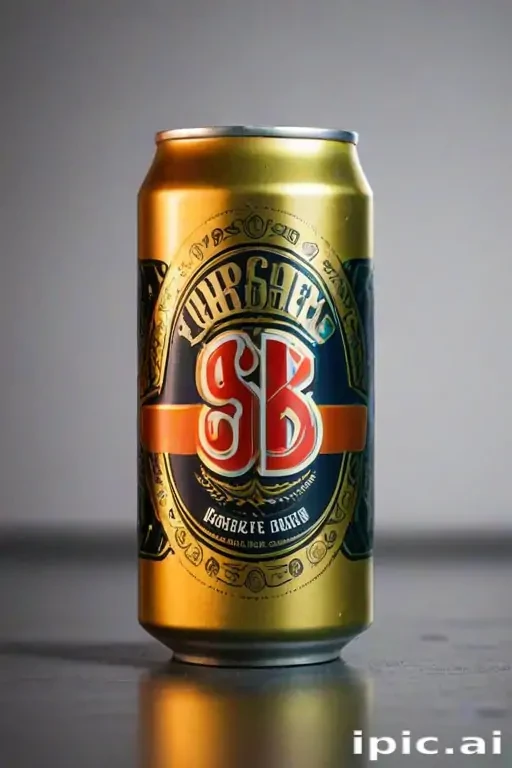 beer can mockup