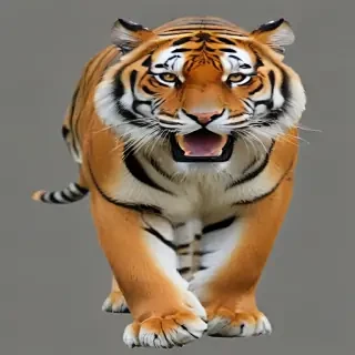 tiger transparent