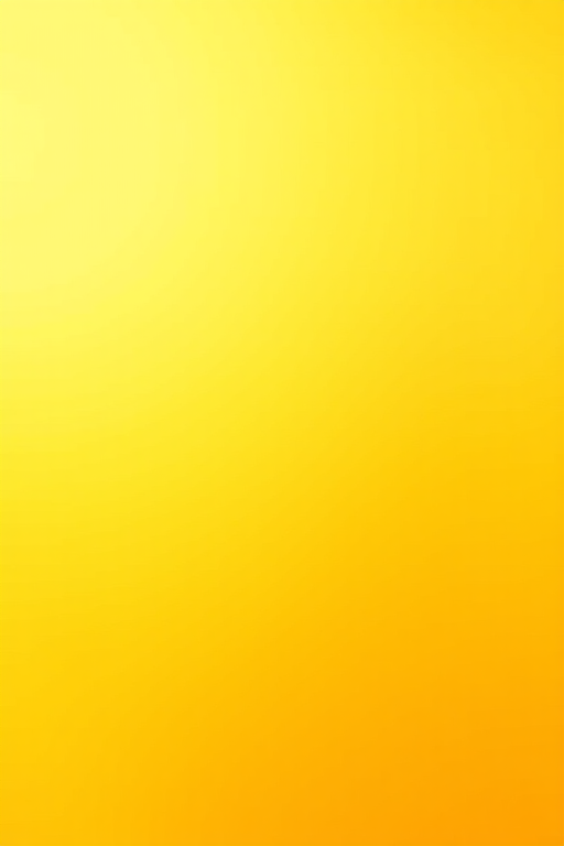 Create a smooth gradient background transitioning from bright yellow to gold, using a DSLR camera with a 50mm lens at f/1.8, ISO 100, and a shallow depth of field to enhance color vibrancy.