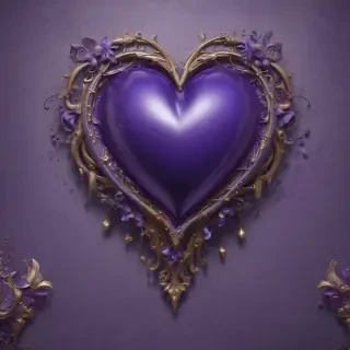 wallpaper purple heart