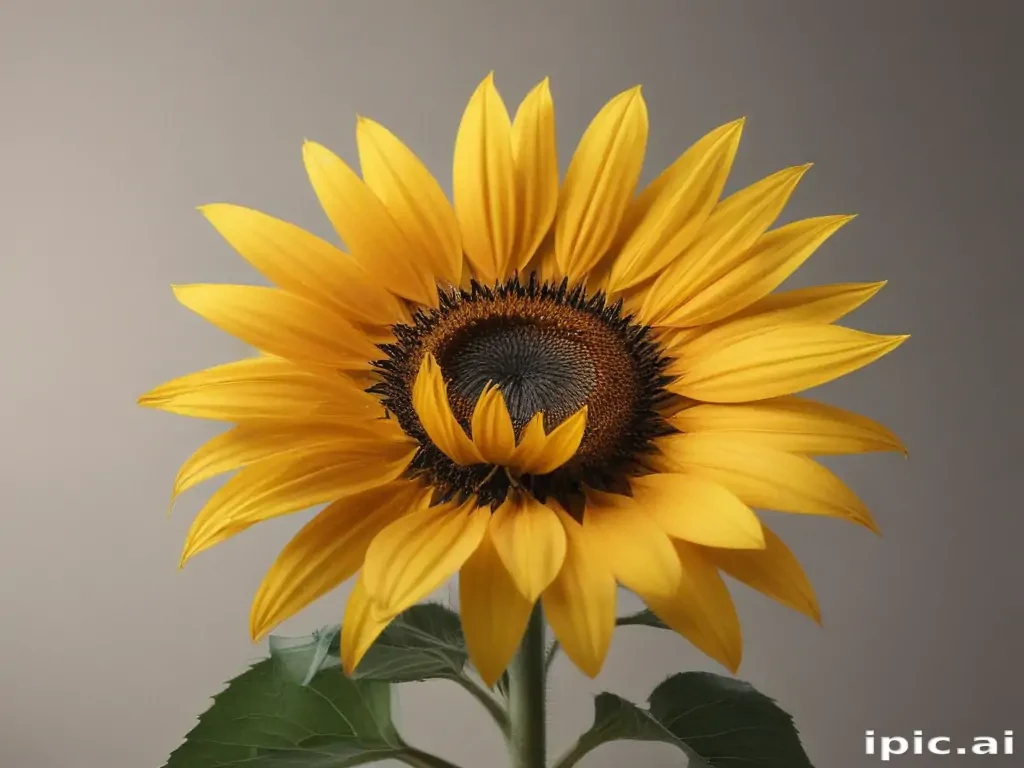sunflower outline