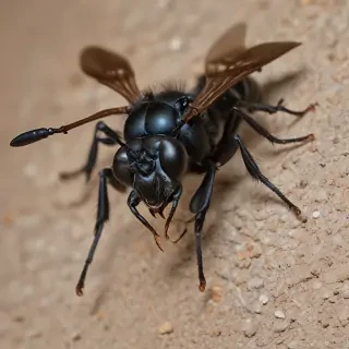 black wasp