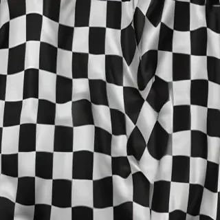 black and white checkered background