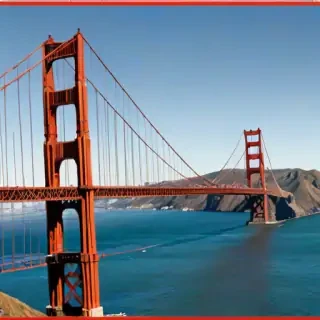 clipart golden gate bridge