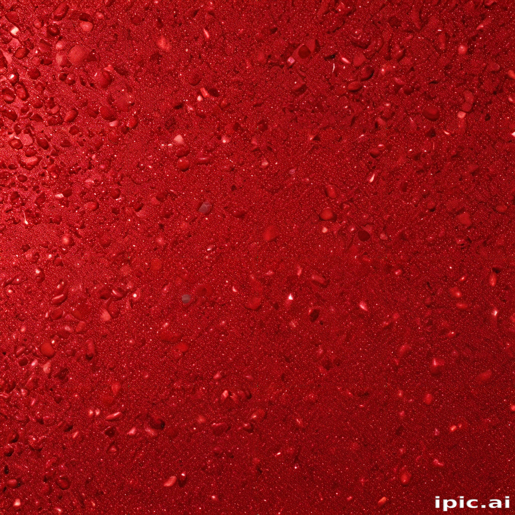 Red Inner Glow Texture Vibrant Red Texture with Shimmering Particles Creating a Luxurious ...