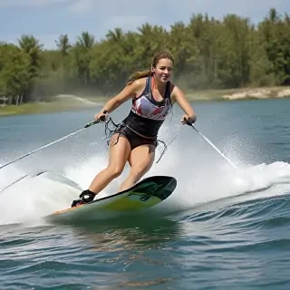 water skiing