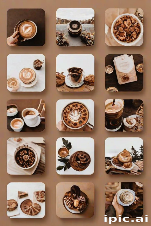 aesthetics brown instagram highlight icons
