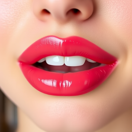 Juicy Watermelon Splash lip style features a sheer, glossy red-pink hue that gives the appearance of freshly bitten lips, perfect for youthful and playful looks
