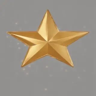 gold star sticker png