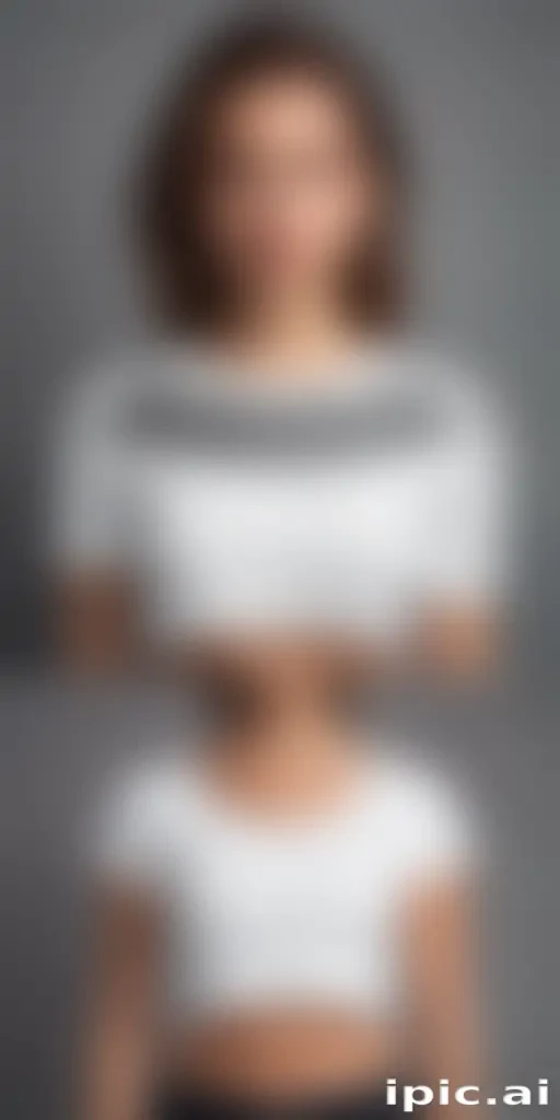crop top shirt mockup