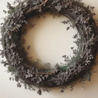 wreath drawing