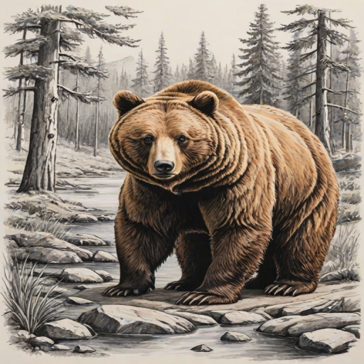 bear pictures to draw