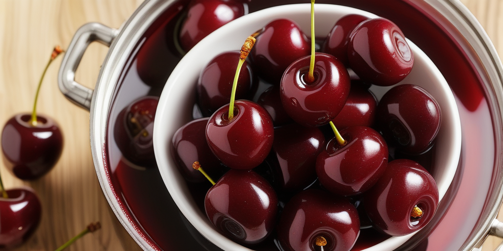 how to make cherries in syrup