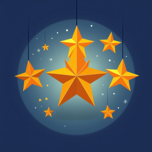 christmas stars clipart