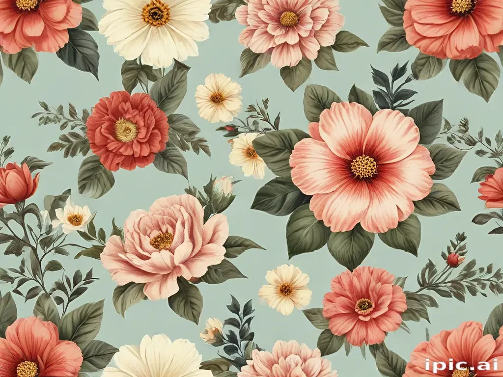 vintage flowers png