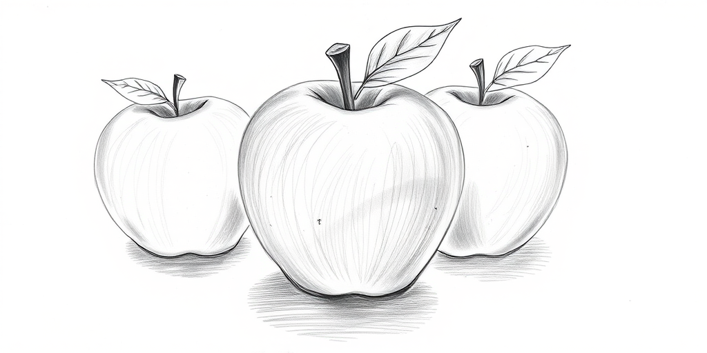 apple drawings