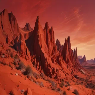 red bg plain