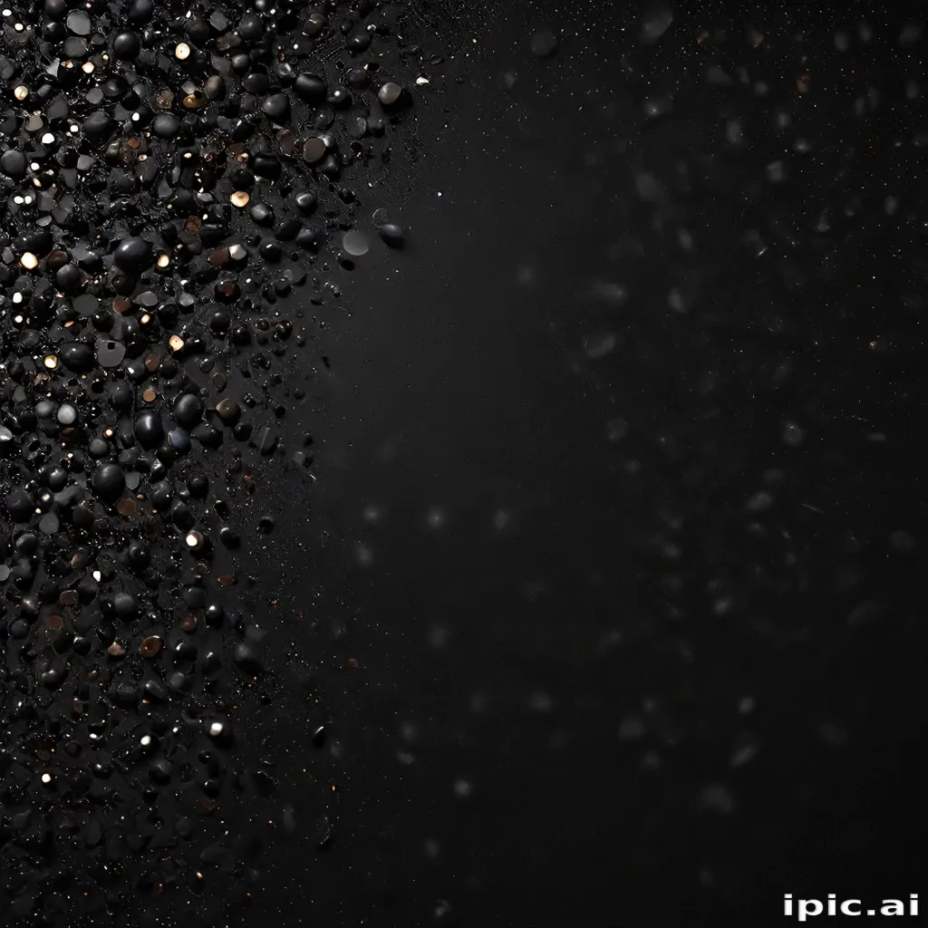 black background with glitter
