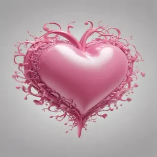 heart png pink