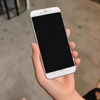 person holding phone