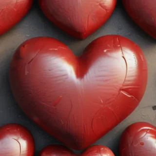 real heart wallpaper