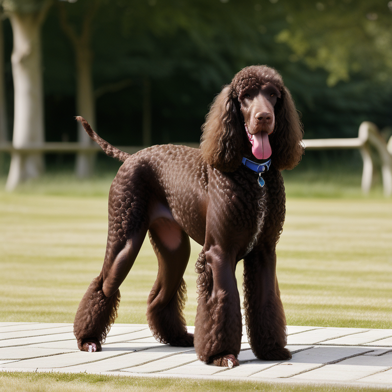 irish water spaniel