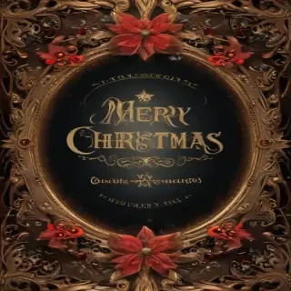 vintage merry christmas