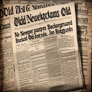 newspaper background old