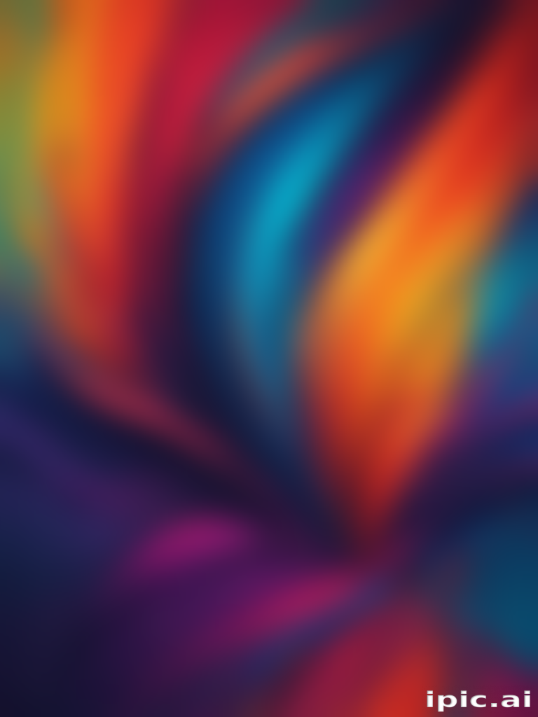 Vibrant Abstract Swirls of Color Creating a Dynamic Visual Experience