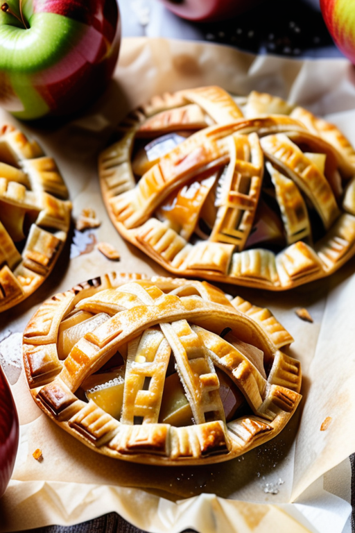 apple hand pies with puff pastry