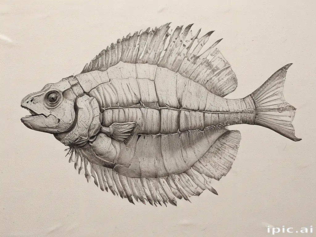 fossil drawing