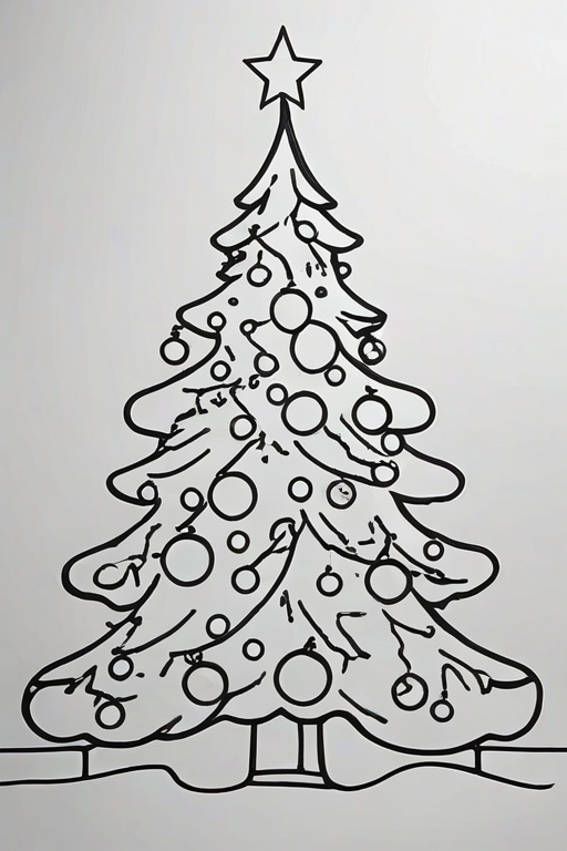 christmas outline