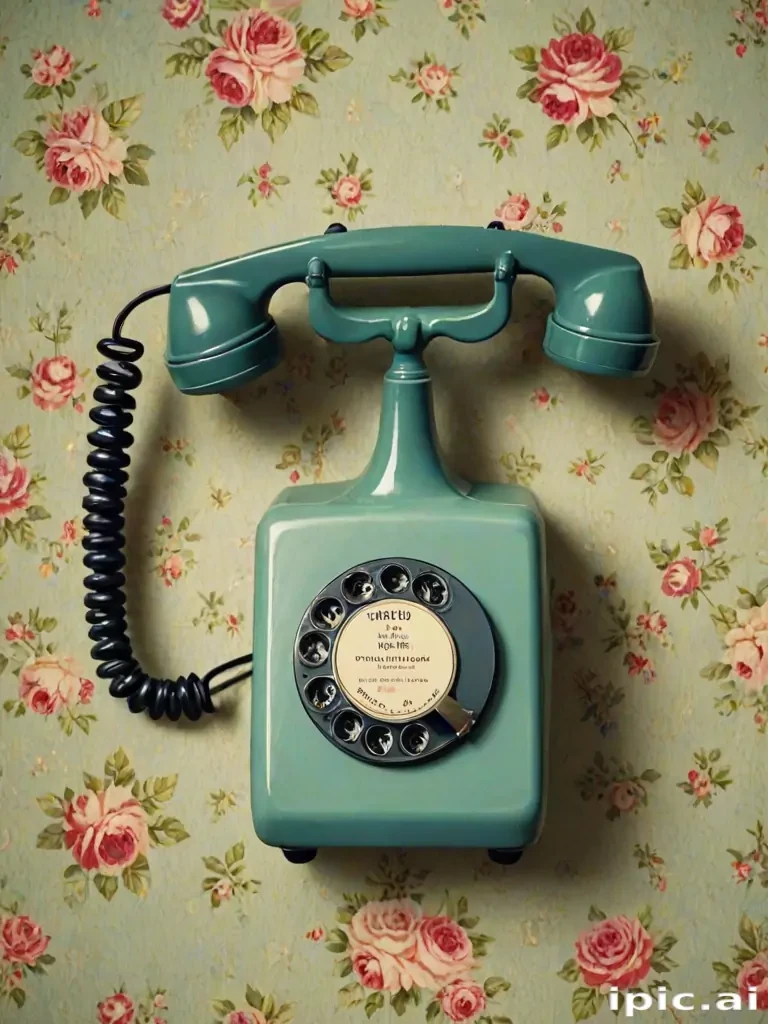 vintage phone wallpaper