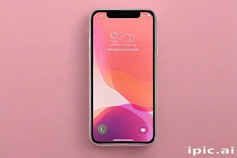 iphone pink background