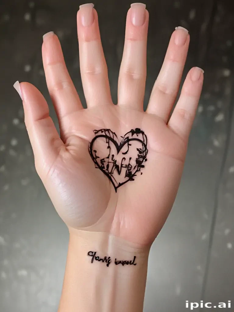 i love you sign language tattoo