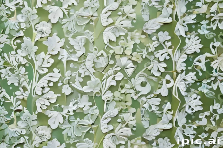 green and white background
