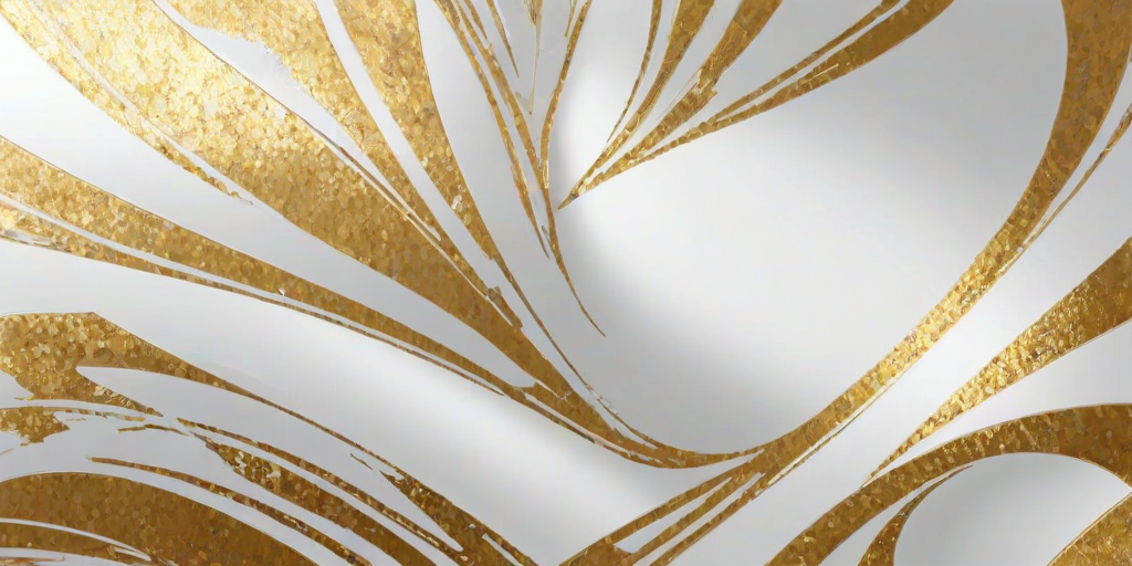 white gold background