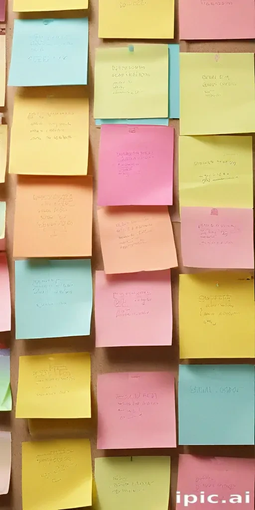 sticky note background