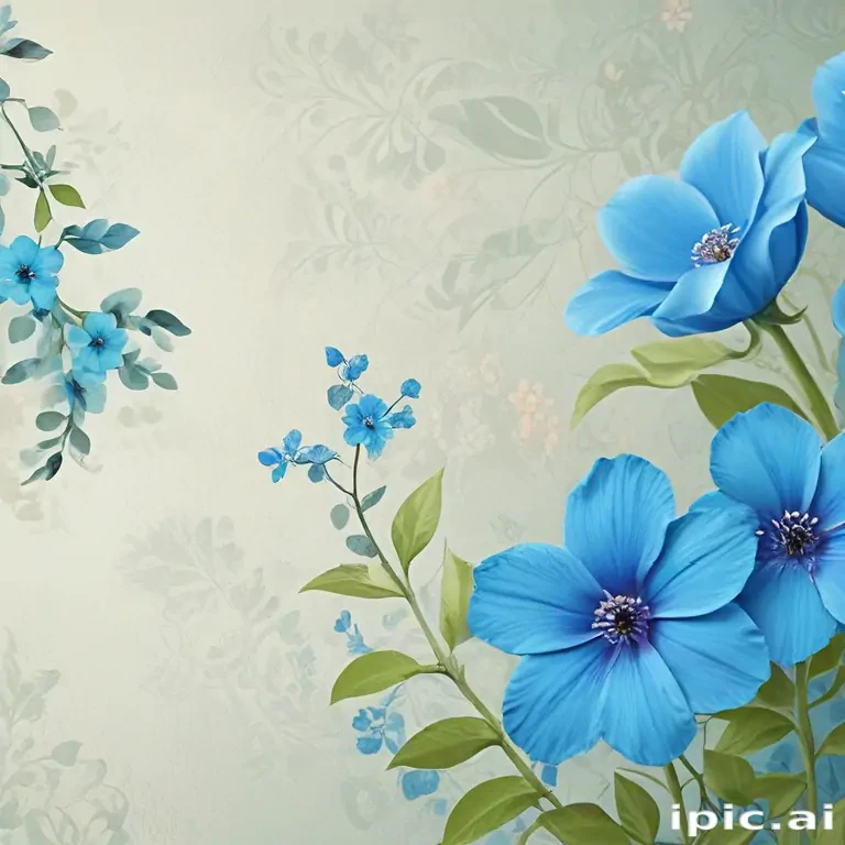 background blue flower