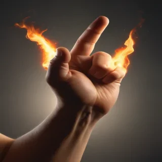 you pointing finger