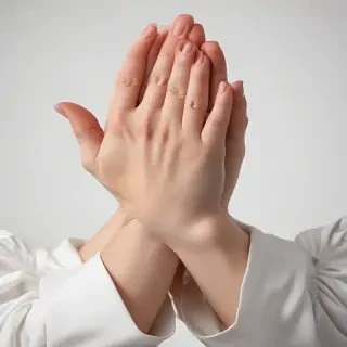 prayer hands transparent background