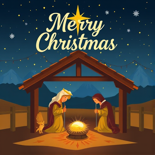 merry christmas nativity images free